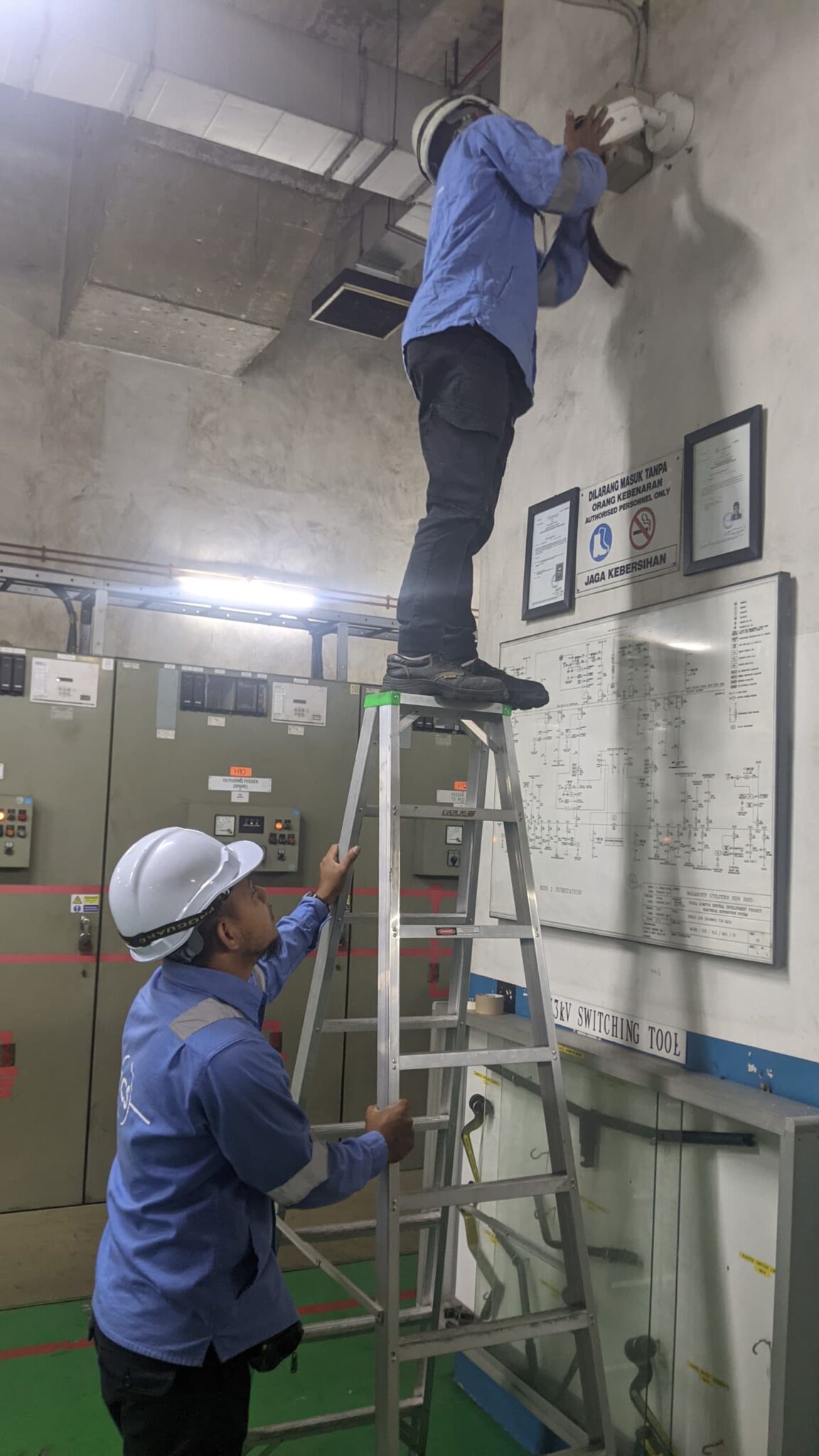 Industrial electrical installations